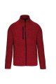 Heren Vest kariban Heather K9106 RED-MELANGE